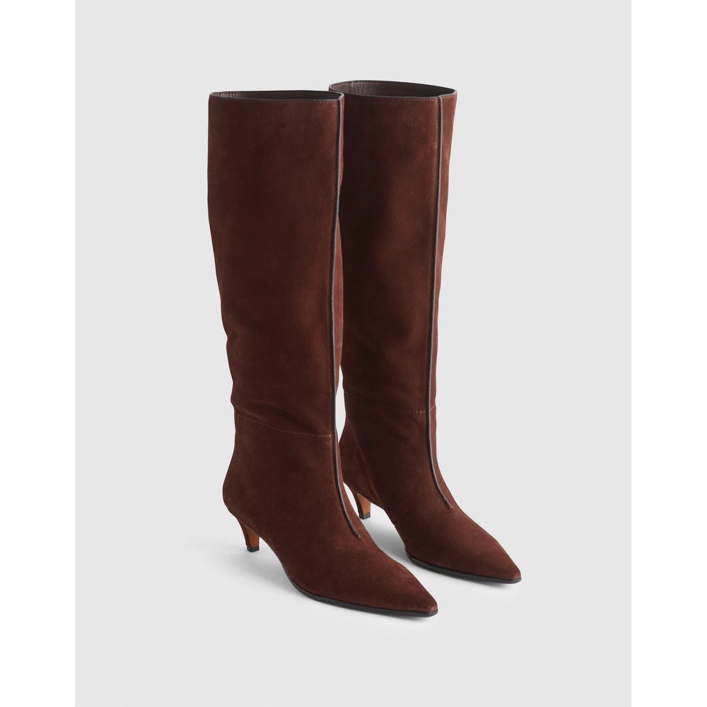 Madewell‎ The Emilie Tall Boot Chocolate Raisin Size 6